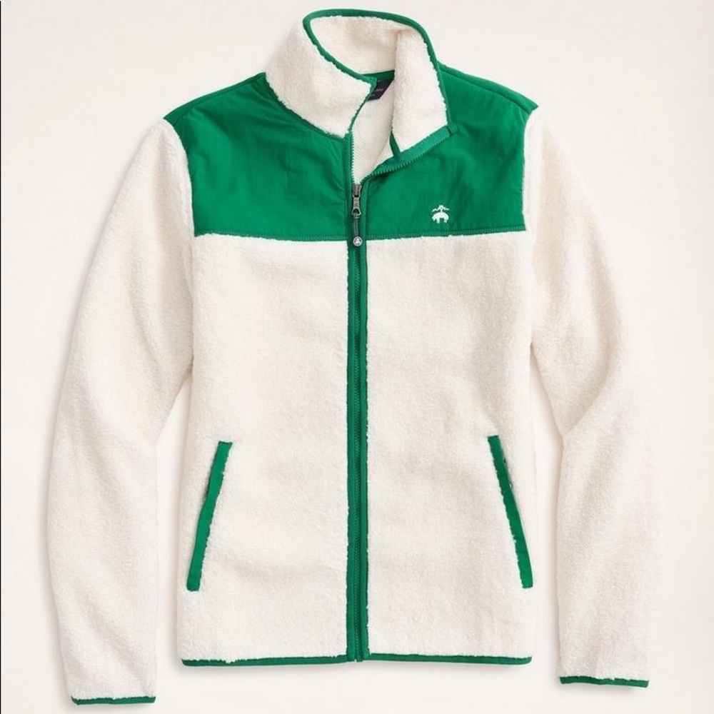NWOT BROOKS BROTHERS SHERPA FLEECE JACKET